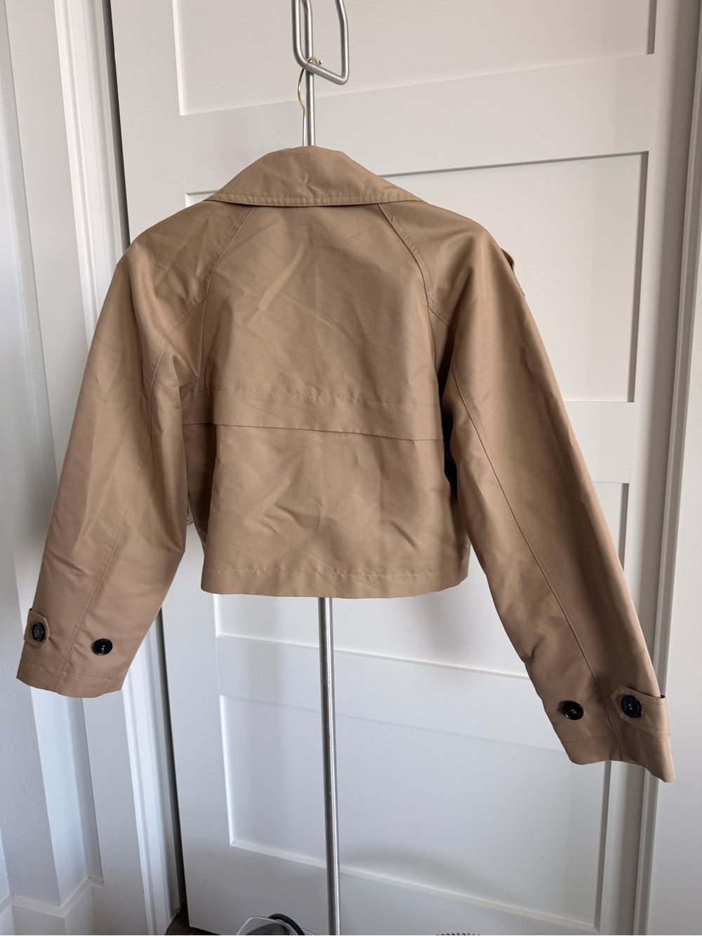 ZARA Cropped Trench Coat (XS) NWT - Picture 2 of 3